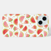 Zomerwatermeloenen & goudhartpatroon Case-Mate iPhone case (Achterkant (horizontaal))