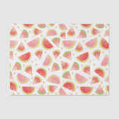 Zomerwatermeloenen & goudhartpatroon tissuepapier (Voorkant)