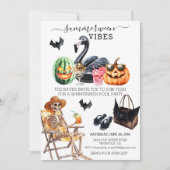 Zomerween-feest Zomer Zwembad Gotiek Kaart (Voorkant)