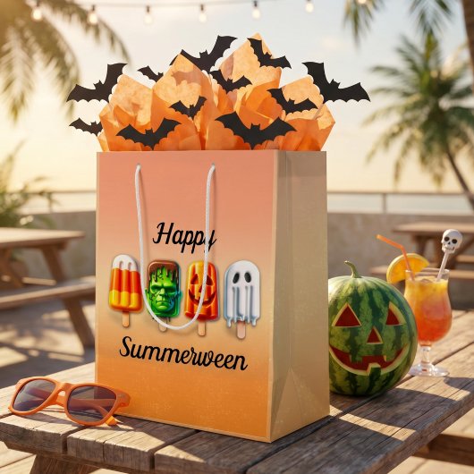 Zomerween Halloween Zomer Feest Medium Cadeauzakje