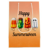 Zomerween Halloween Zomer Feest Medium Cadeauzakje (Achterkant)