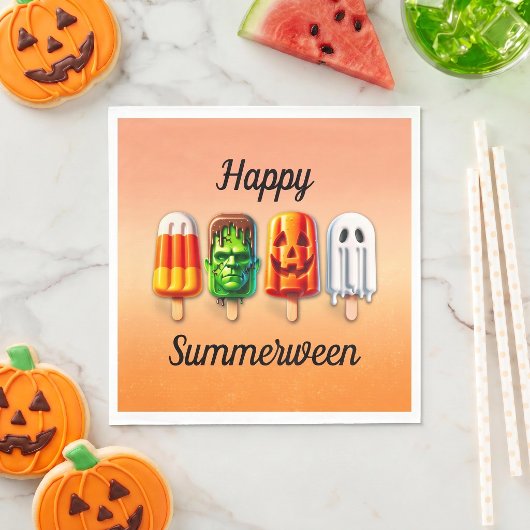 Zomerween Halloween Zomer Feest Servet