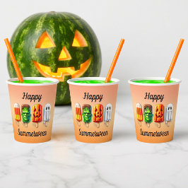 Zomerween Halloween Zomerfeest Papieren Bekers