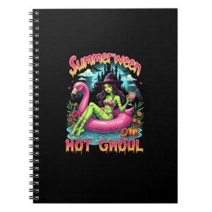 Zomerween Heksen Vibe Vakantie Halloween Grappig P Notitieboek