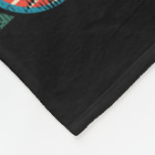 Zomerween Sfeer Skelet Flamingo Float Zomer Hallow Fleece Deken (Hoek)