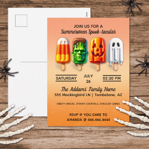 Zomerween Spoken Spectaculair Halloween Zomerfeest Feestdagenkaart