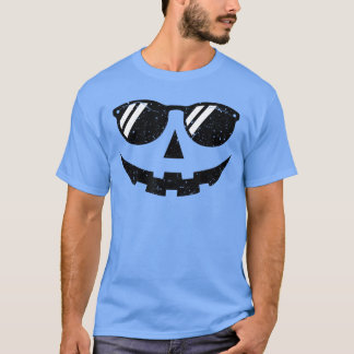 Zomerween Vibes Griezelige Zomer Lachende Pompoen  T-shirt