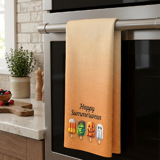 Zomerween Zomer Halloween Popsicles Theedoek