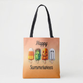 Zomerween Zomer Halloween Popsicles Tote Bag (Voorkant)