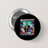 Zomerween Zomer Halloween Zombie Frankenstein Bo Ronde Button 5,7 Cm (Voorkant /achterkant)