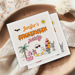 Zomerween Zomer Zwembad Halloween Verjaardagsfeest Servet