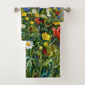 Zomerweide Bloemen Bad Handdoek (Insitu)