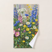 Zomerweide Bloemen Bad Handdoek (Handdoek)