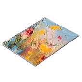 Zomerweide – Expressieve Abstracte Wilde Bloemen Notitieboek (Linkerzijde)