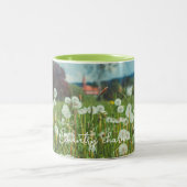 zomerweide met andelions tweekleurige koffiemok (Center)