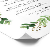 zomerweide | Signature Cocktail Menu Sign. Poster (Hoek)