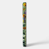 Zomerweide van zonnebloemen en wilde bloemen Case-Mate iPhone case (Achterkant / Links)