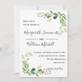 zomerweide verlaat Waterverf Weddenschap Save The Date (Voorkant)