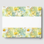 Zomerweide Wildbloemen Natuur Bruiloft Gastenboek (Achterkant)