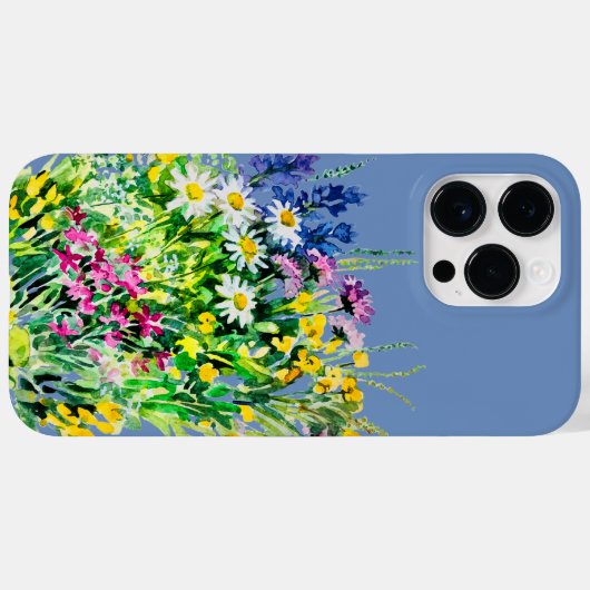 zomerweide, wilde bloemen Case-Mate iPhone case (Achterkant (horizontaal))