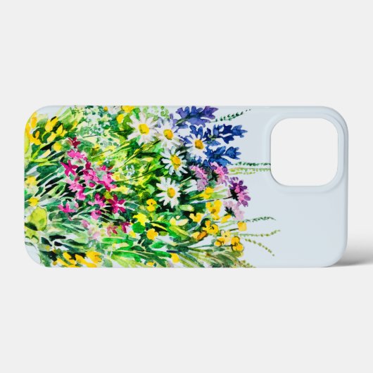 zomerweide, wilde bloemen Case-Mate iPhone case (Achterkant (horizontaal))