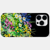 zomerweide, wilde bloemen Hoesje-Mate iPhone case (Achterkant (horizontaal))