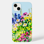 zomerweide, wilde bloemen Hoesje-Mate iPhone case (Achterkant)