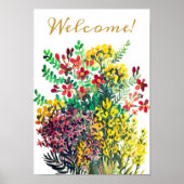 zomerweide, wilde bloemen poster (Voorkant)