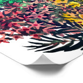 zomerweide, wilde bloemen poster (Hoek)