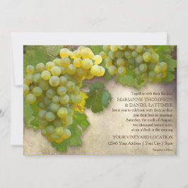  zomerwijn Country Vineyard Rustieke bruiloft Kaart
