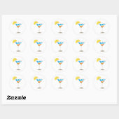 Zomerwijnglas Stickers (Vel)