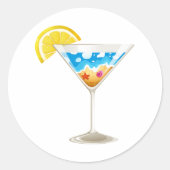 Zomerwijnglas Stickers (Voorkant)