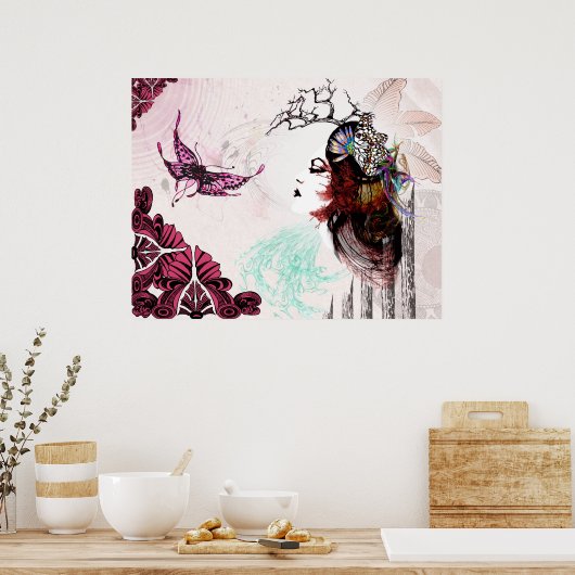 zomerwind poster (Keuken)