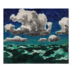 Zomerwolken Emil Nolde Foto Afdruk
