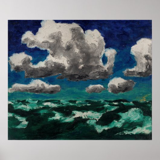 Zomerwolken | Emil Nolde | Poster (Voorkant)
