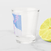 Zomerwolken, meisje en Kat Shot Glas (Rechts)