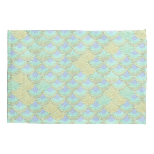 Zomerzeemeermin palmschalen #1 #wall #decor #art kussensloop (Achterkant)