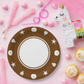 Zomerzeeschelpen in Chocolate Paper Bord (Feest)