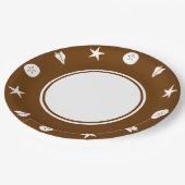 Zomerzeeschelpen in Chocolate Paper Bord (Gekanteld)