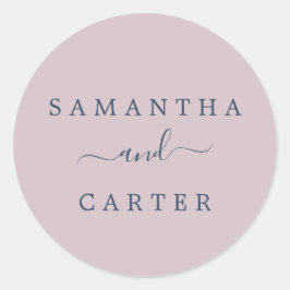 Zomerzegels en marineverzegelingen ronde sticker