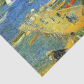 Zomerzeilboten in Mahone Bay in Canada Tissuepapier (Detail)