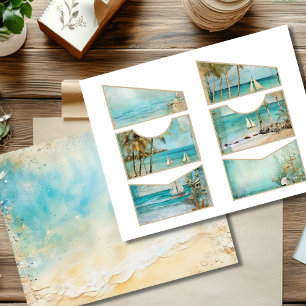 Zomerzeilen Ephemera Kaart Slots