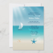 Zomerzeiluitnodiging Kaart (Voorkant)