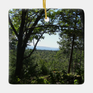 Zomerzicht in Acadia National Park Keramisch Ornament