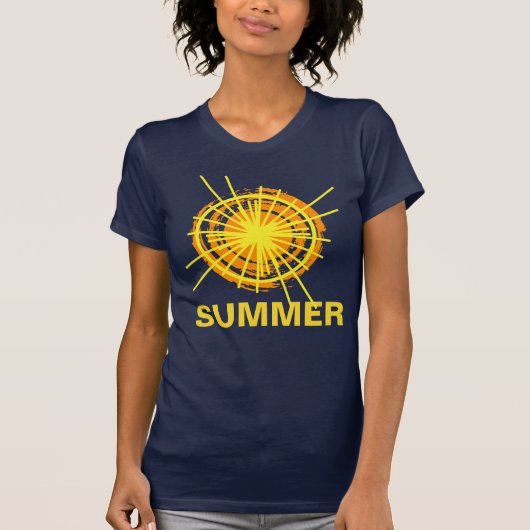 Zomerzon Funny aanpasbaar T-shirt (Voorkant)