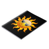 Zomerzon grappige Notitieboek (Linkerzijde)