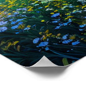 Zomerzon in de groene vallei poster (Hoek)