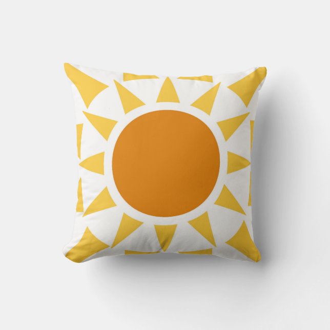 Zomerzon Reversibel Kussen (Voorkant)