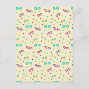 zomerzonde Star Polka Dot Briefkaart