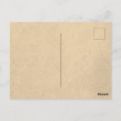 Zomerzonnebloem Bloemen Bruiloftsinvitaties in vin Briefkaart (Achterkant)